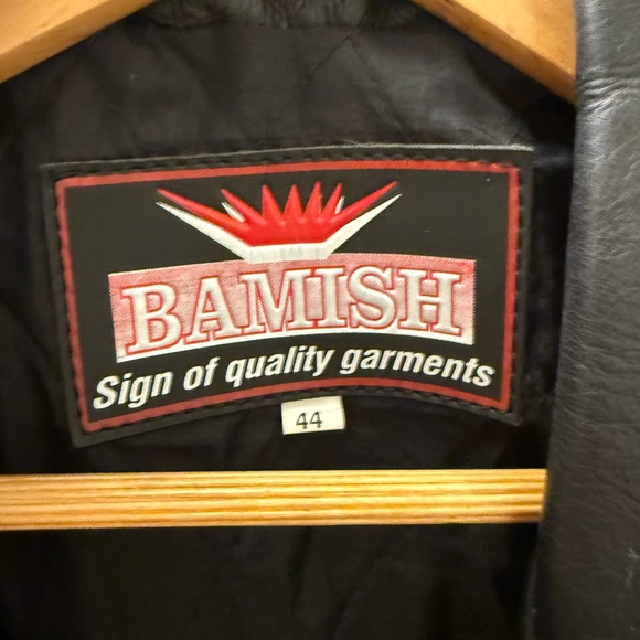 Men's Black Biker Jacket - Picture 8 of 11